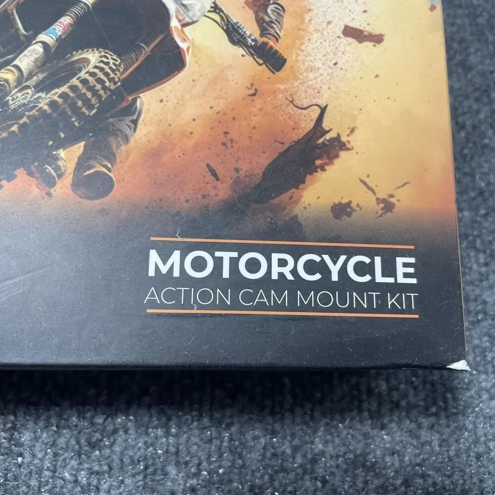 EVO Gimbals Motorcycle Action Cam Mount Kit Handlebar Helmet Tail Mount New Box